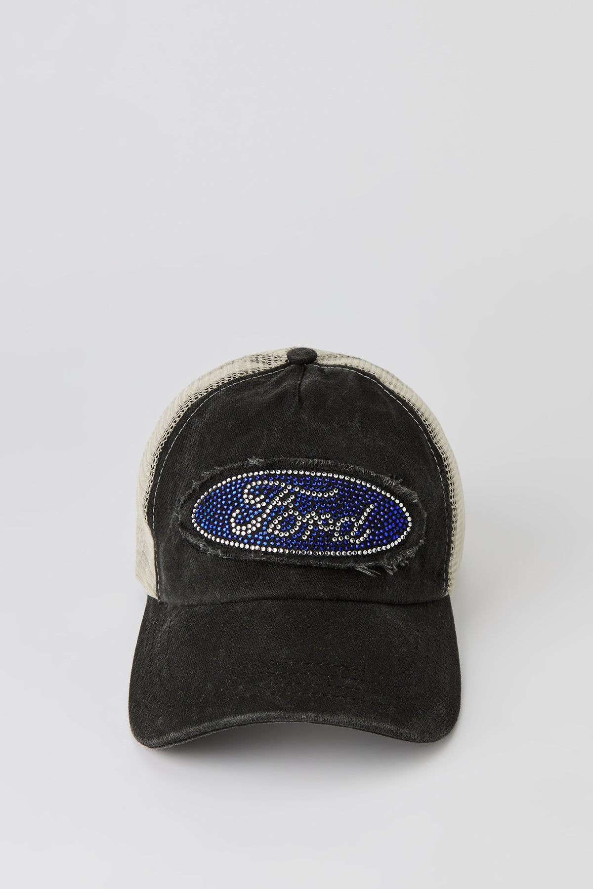 Casquette de camionneur à imprimé Ford avec pierres du Rhin