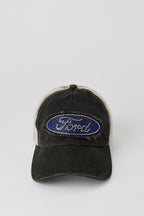 Casquette de camionneur à imprimé Ford avec pierres du Rhin