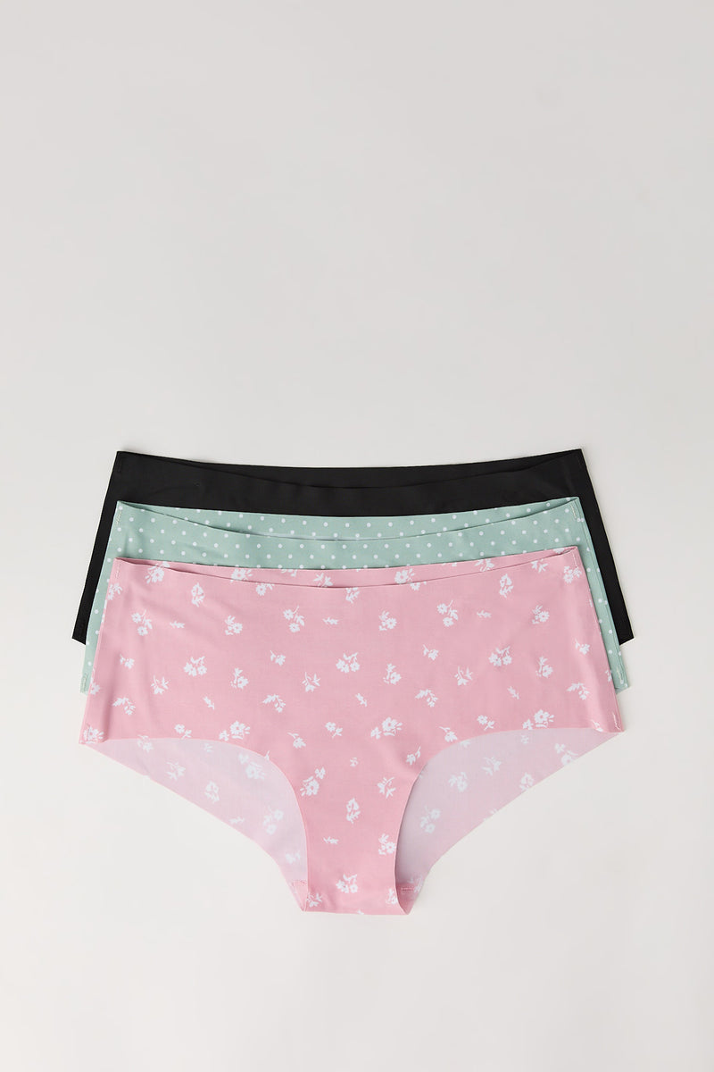 Culotte à taille basse No Show (paquet de 3)