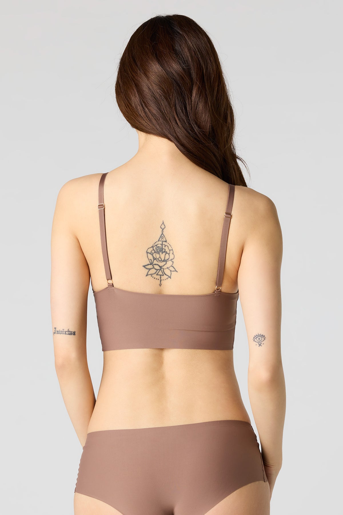 Alt View 3. No-Show Hipster Panty (3 Pack) - Tan