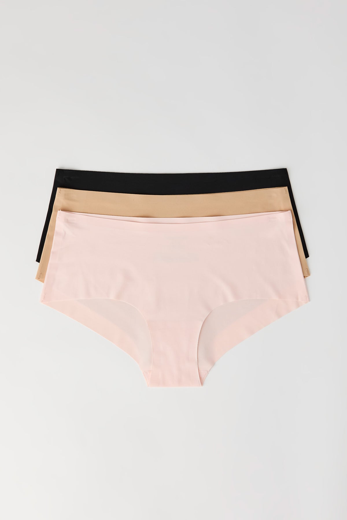 Alt View 4. No-Show Hipster Panty (3 Pack) - Light Pink
