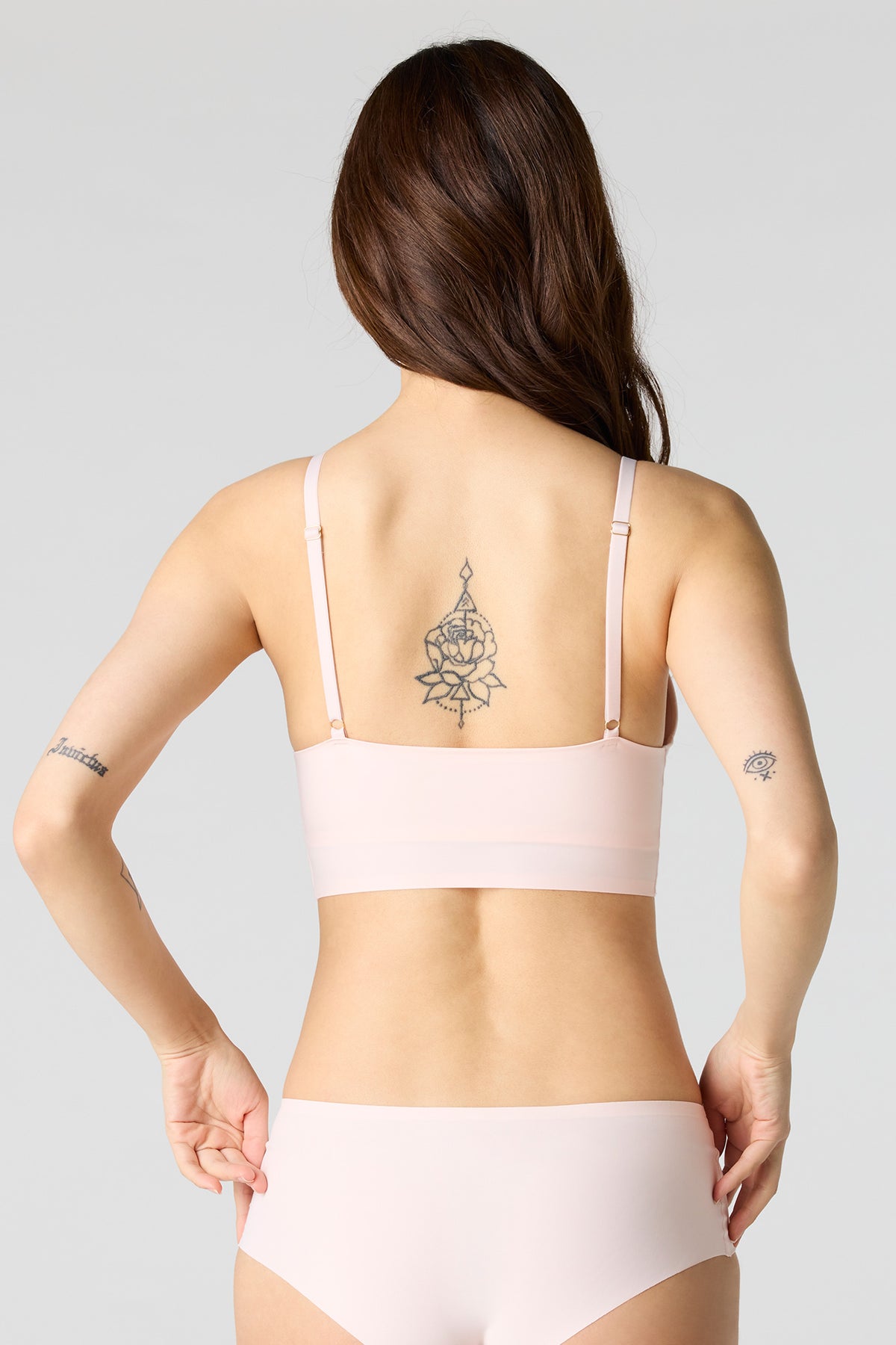 Alt View 3. No-Show Hipster Panty (3 Pack) - Light Pink