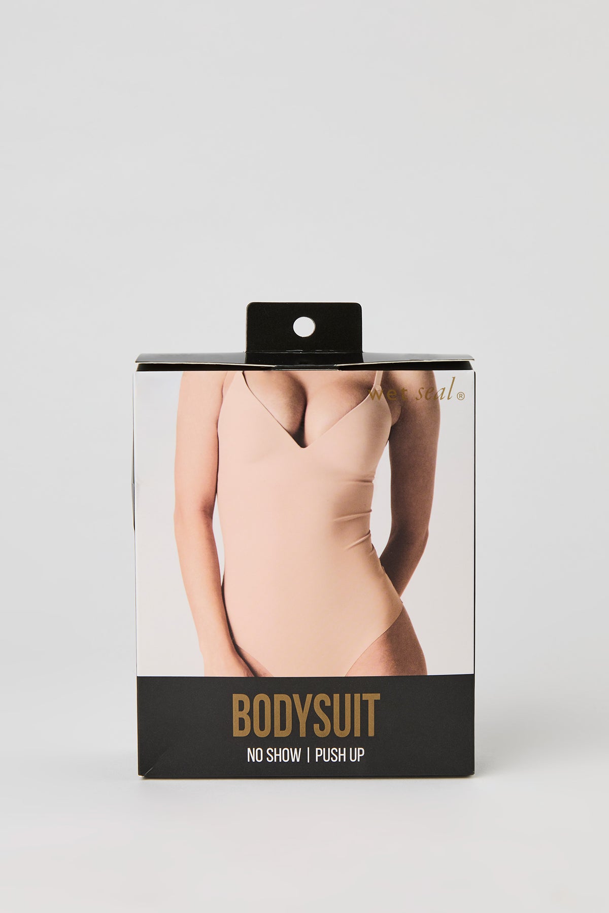 No Show Push Up Shapewear Bodysuit - Natural