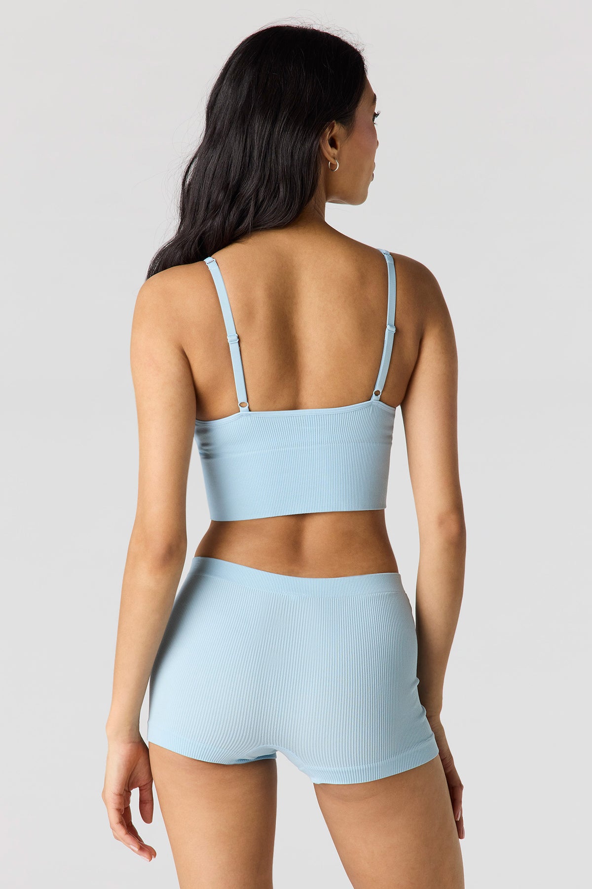 Vue alternative 3. Culotte garçonne côtelée sans couture (Lot de 2)