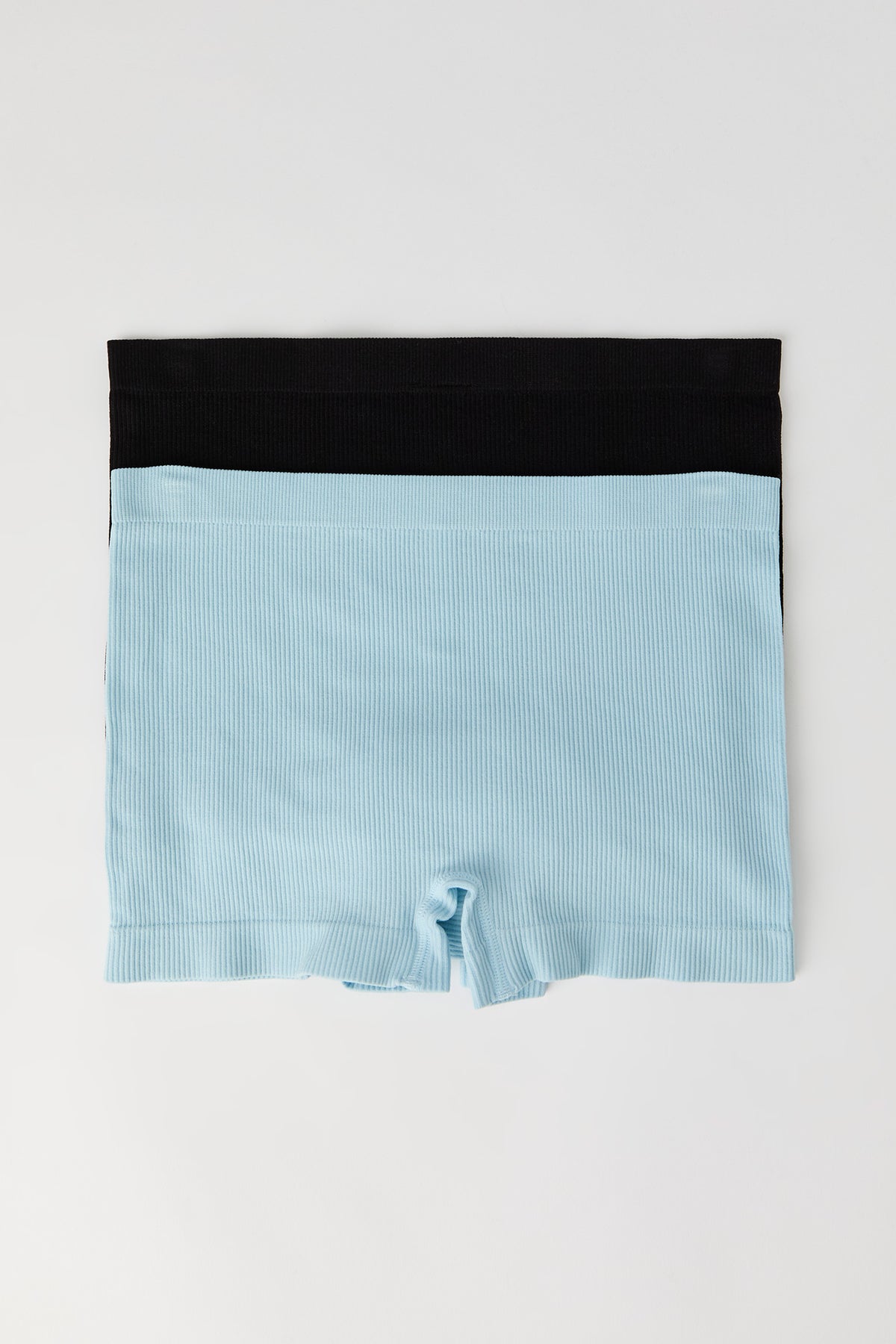 Vue alternative 4. Culotte garçonne côtelée sans couture (Lot de 2)