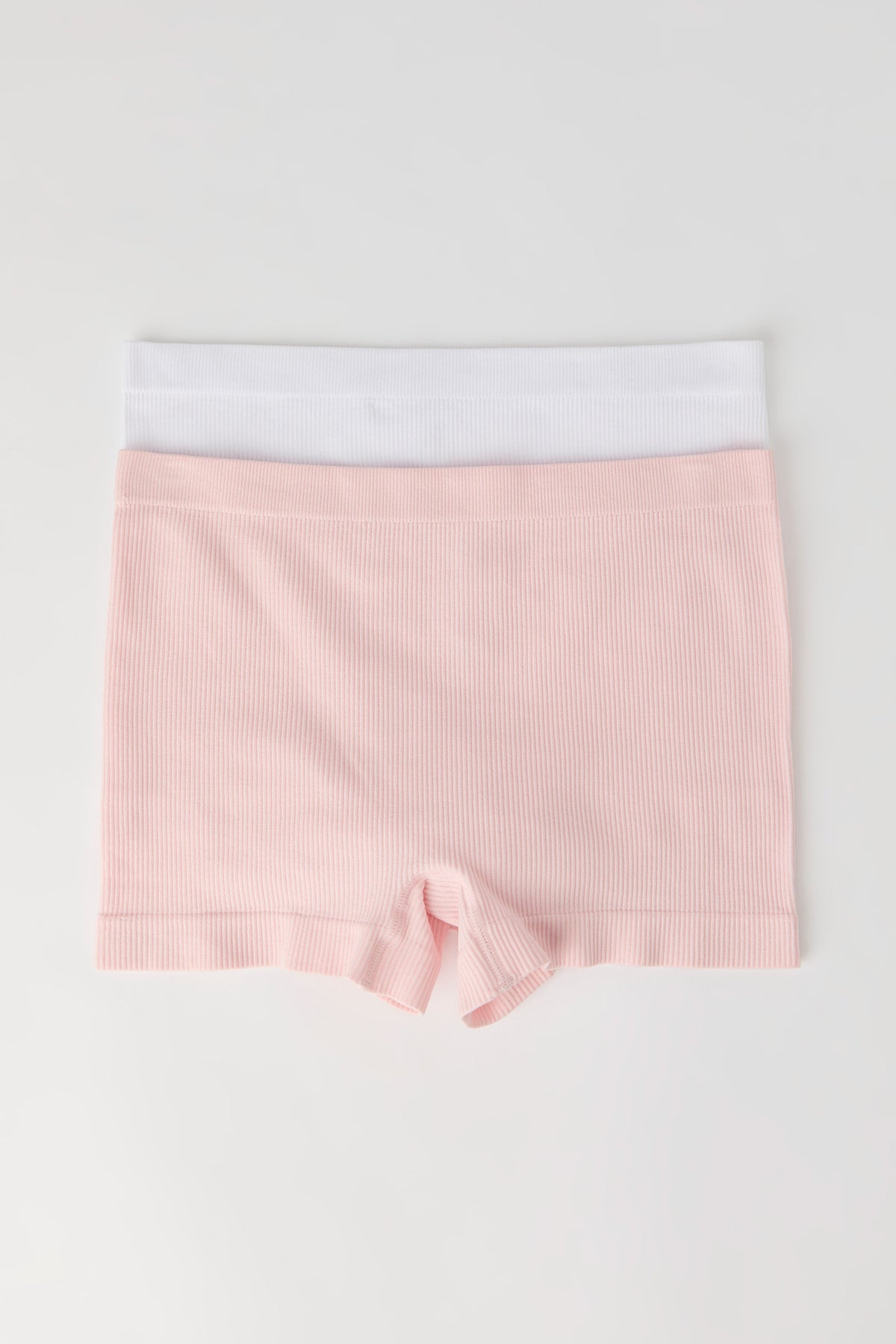 Vue alternative 4. Culotte garçonne côtelée sans couture (Lot de 2)