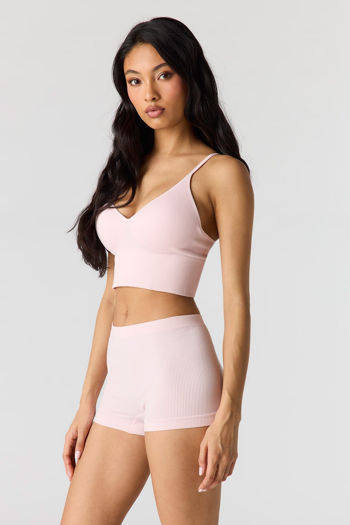 Vue alternative 2. Culotte garçonne côtelée sans couture (Lot de 2)