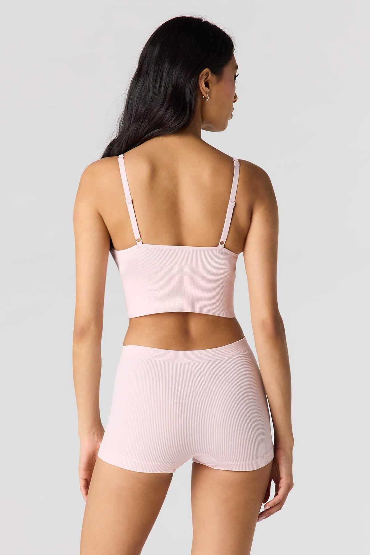 Vue alternative 3. Culotte garçonne côtelée sans couture (Lot de 2)