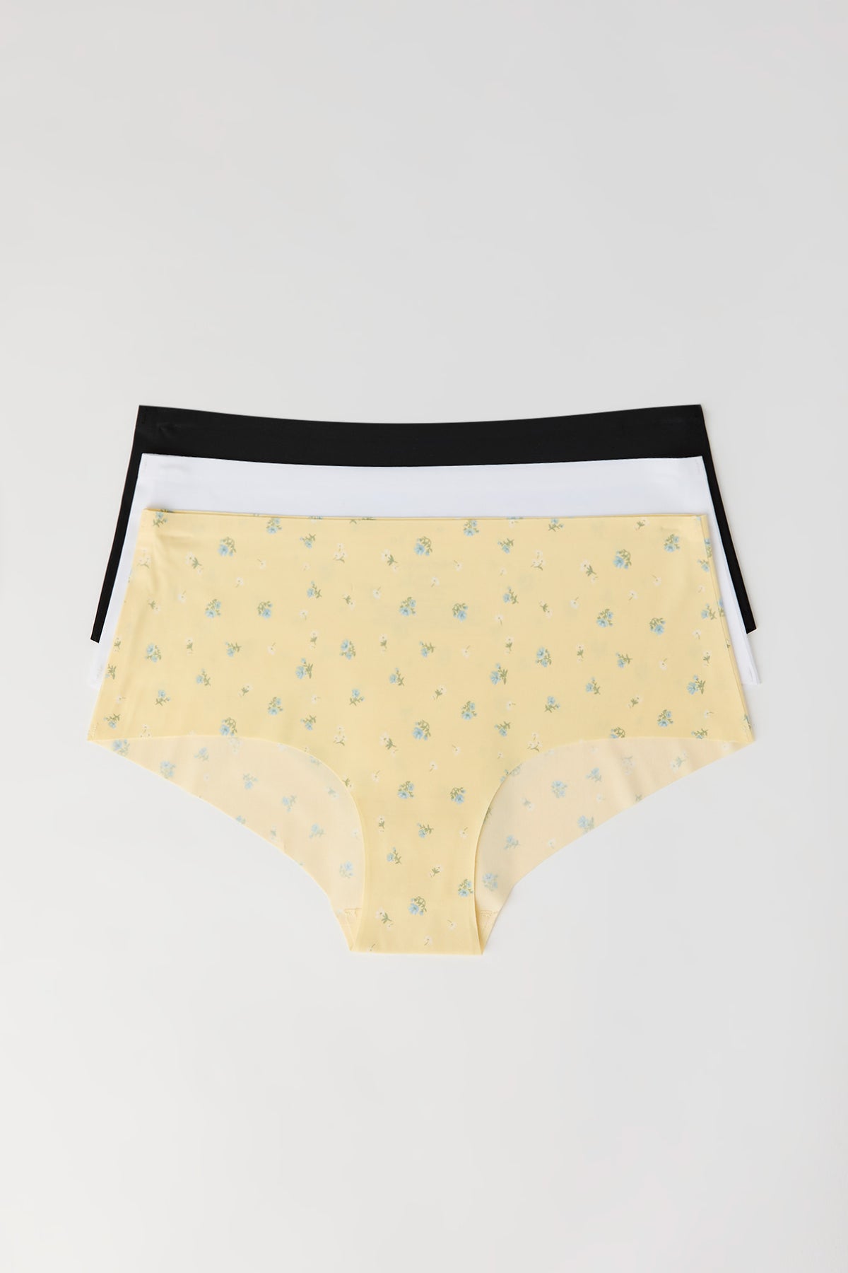 Alt View 4. No-Show Hipster Panty (3 Pack) - Yellow