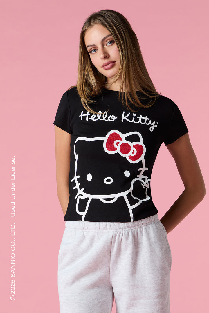 Hello Kitty® Glitter Graphic T-Shirt
