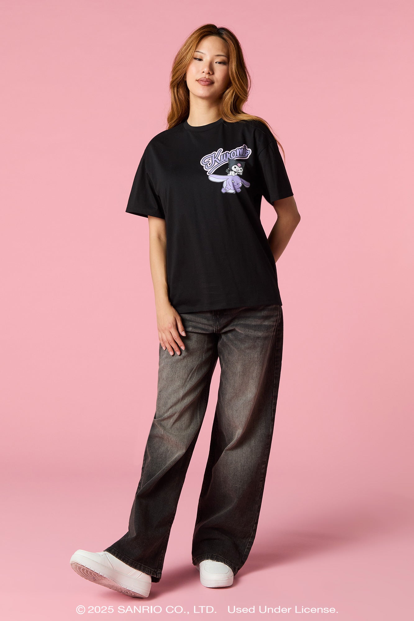 Kuromi™ Graphic Boyfriend T-Shirt – Urban Planet