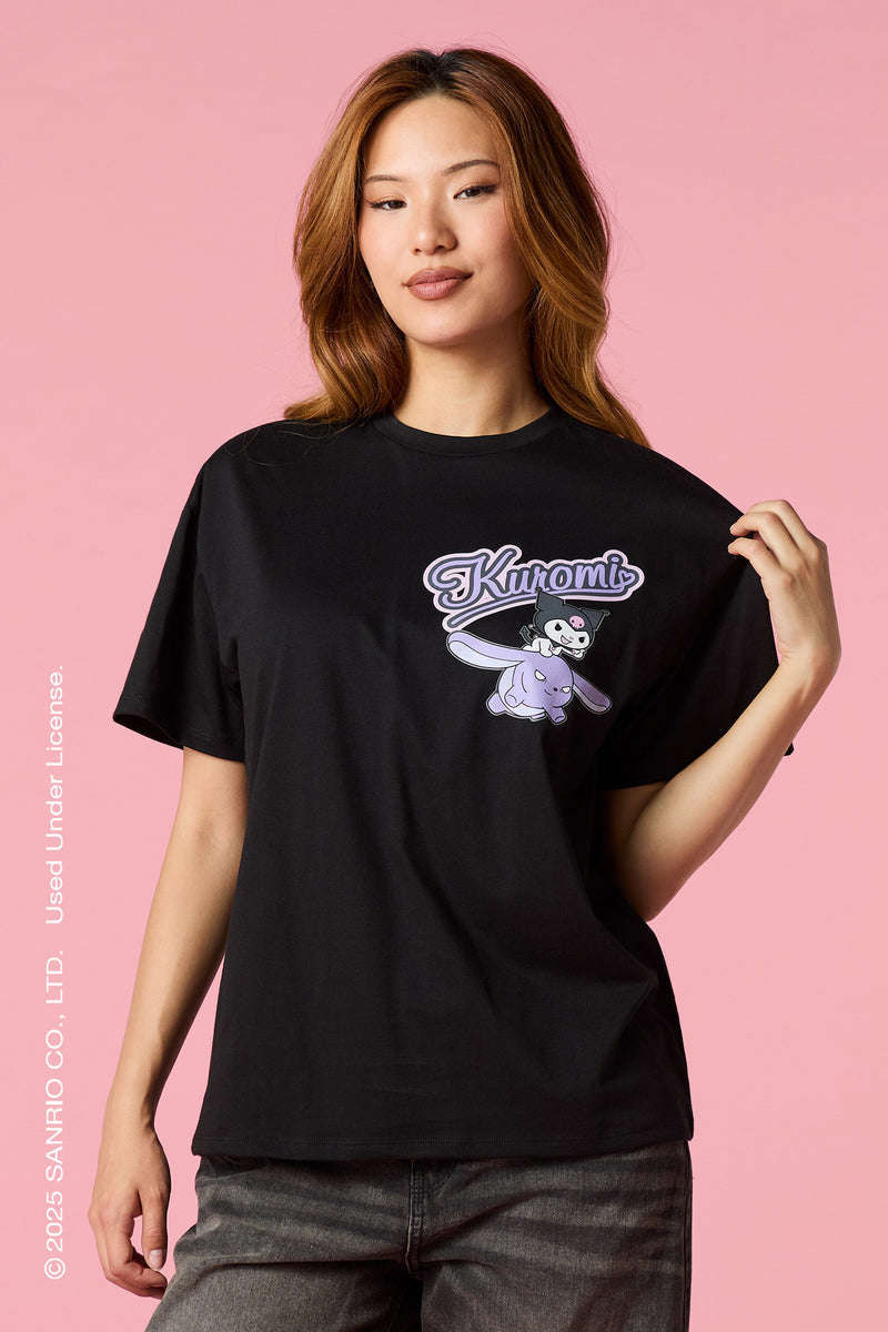 Kuromi™ Graphic Boyfriend T-Shirt