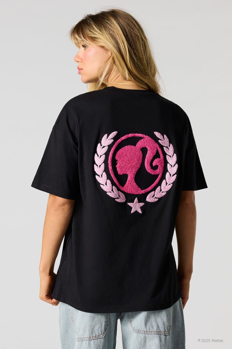 Barbie™ Chenille Embroidered Boyfriend T-Shirt