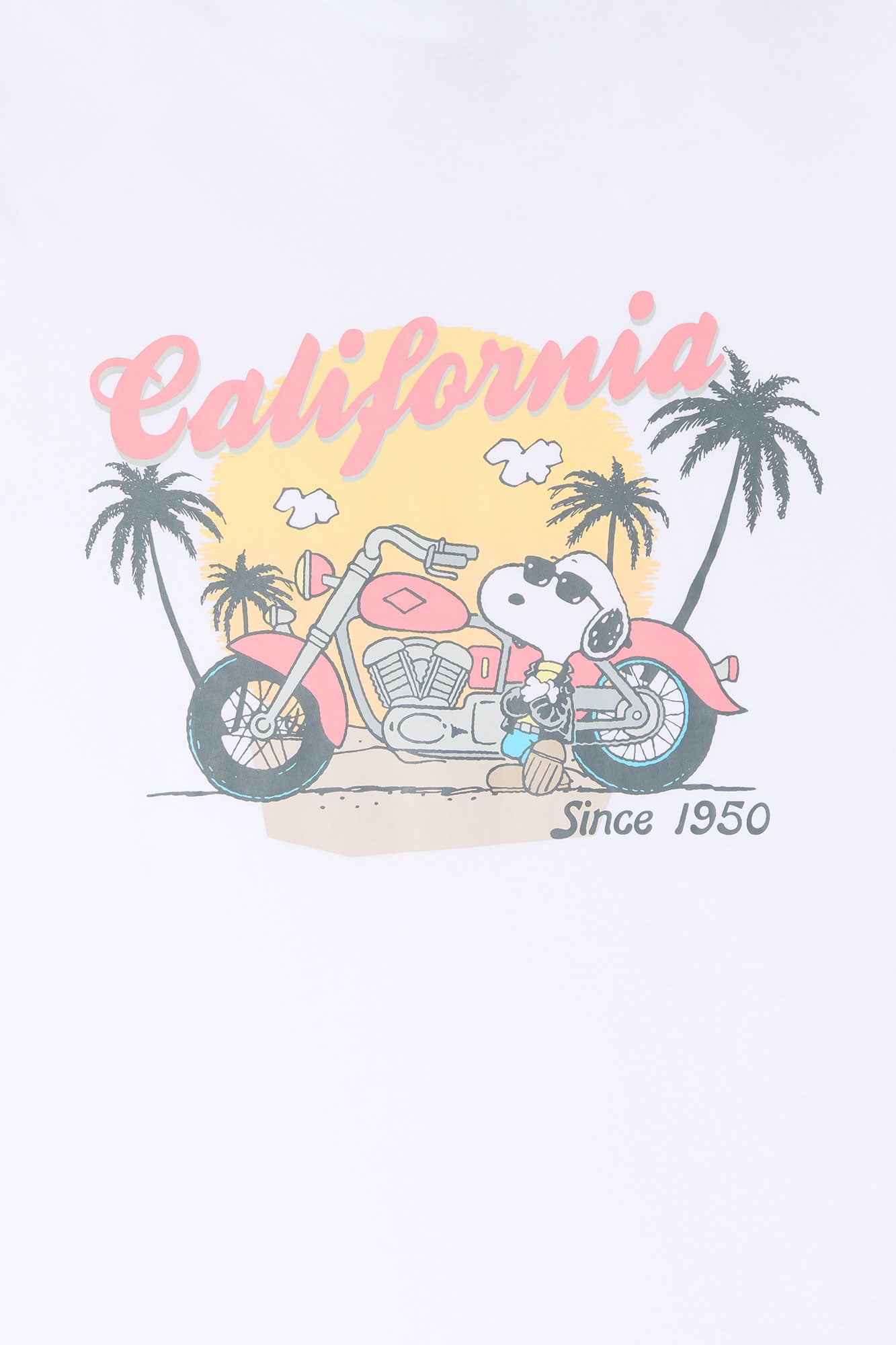 California Snoopy Graphic Boyfriend T-Shirt
