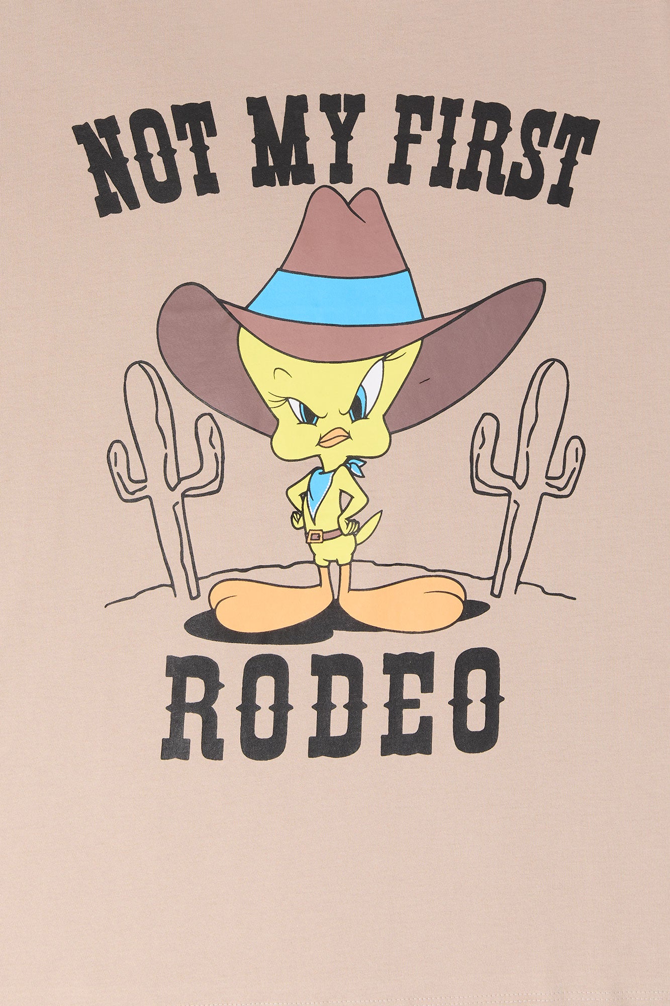 T-shirt de coupe garçonne à imprimé Rodeo Tweety