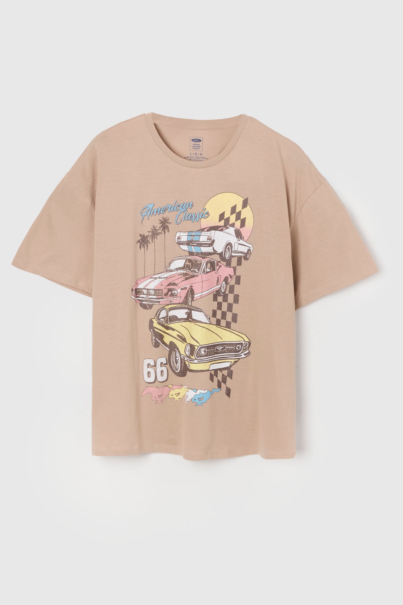 Mustang Graphic Boyfriend T-Shirt