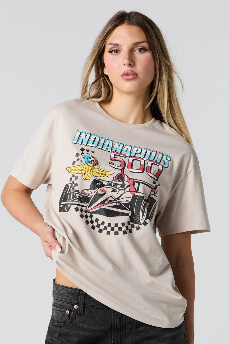 Indianapolis 500 Graphic Boyfriend T-Shirt