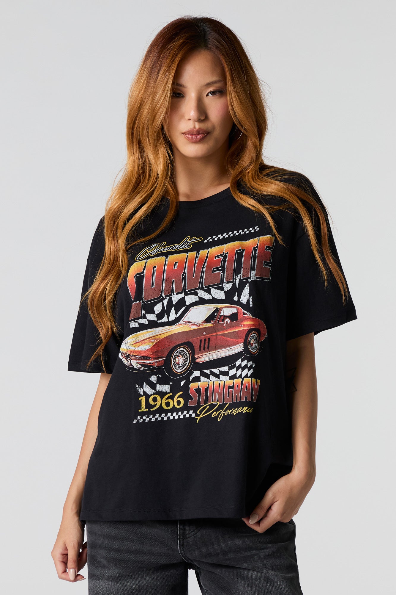 Corvette Stingray Graphic Boyfriend T-Shirt