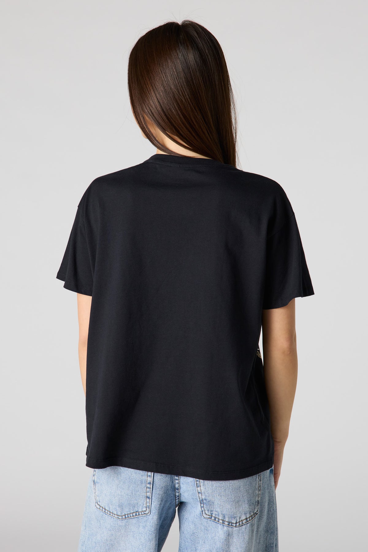 Vue alternative 2. T-shirt de coupe garçonne en coton lourd de luxe à imprimé Nascar