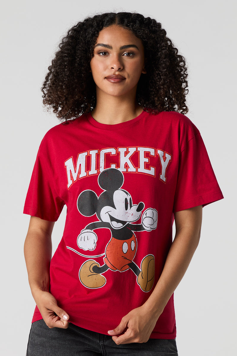 Mickey Mouse Graphic Boyfriend T-Shirt