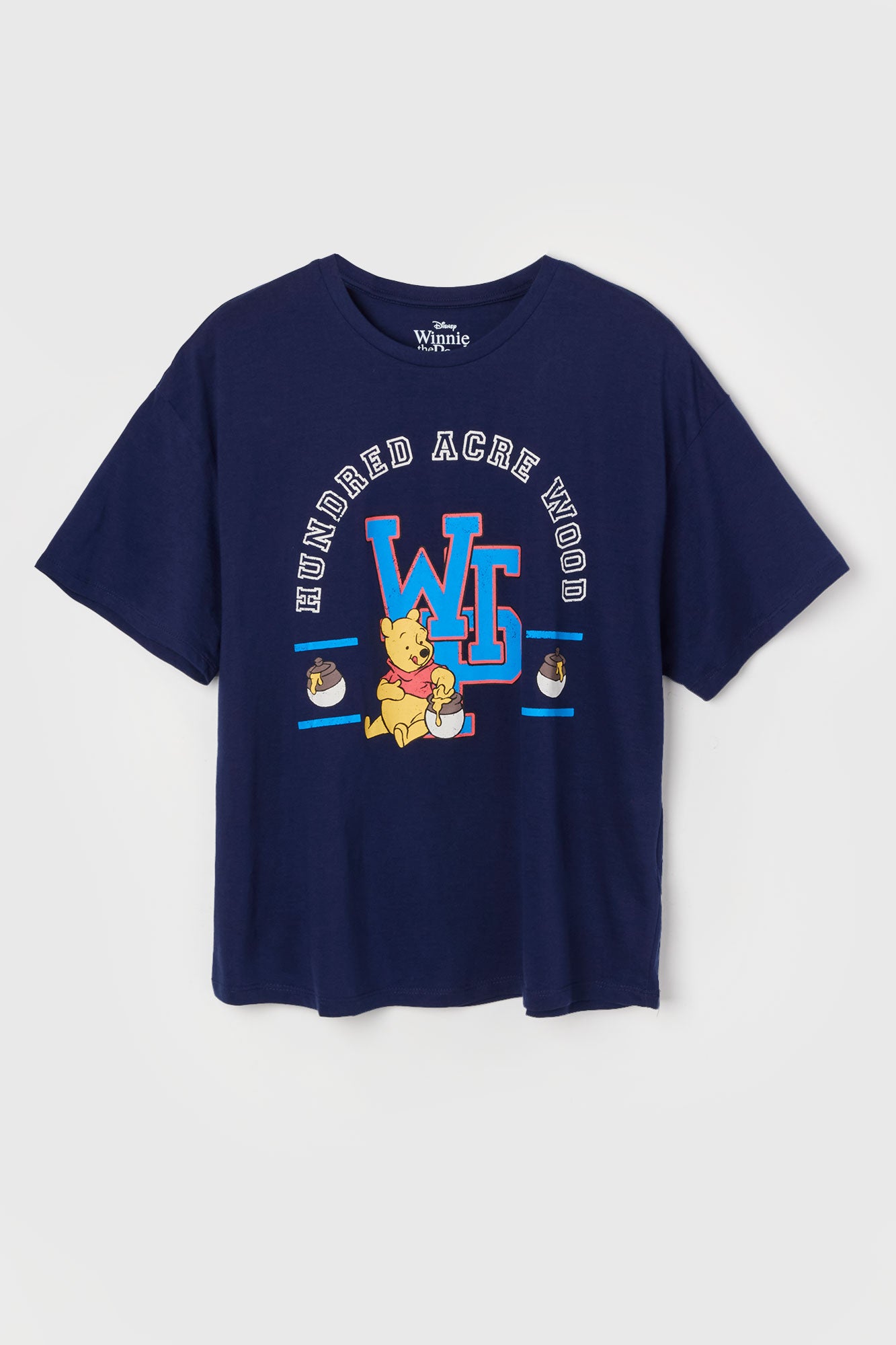 T-shirt de coupe garçonne à imprimé Winnie the Pooh