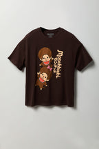 T-shirt surdimensionné à imprimé Monchhichi