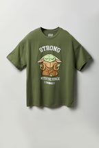 Star Wars Baby Yoda Graphic Oversized T-Shirt