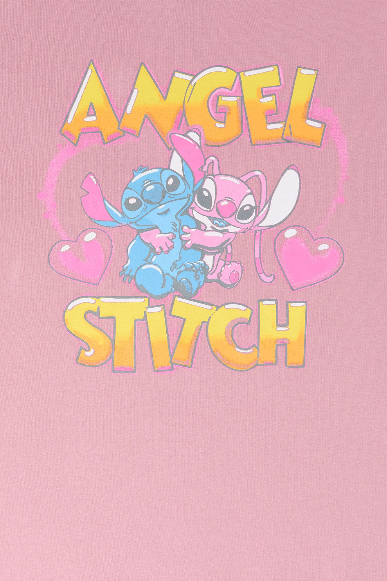 Angel & Stitch Graphic Boyfriend T-Shirt