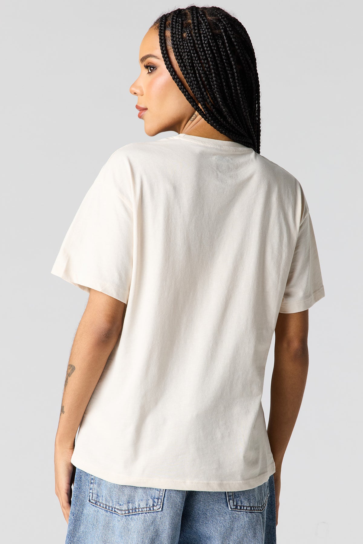 Vue alternative 2. T-shirt de coupe garçonne à imprimé Grogu