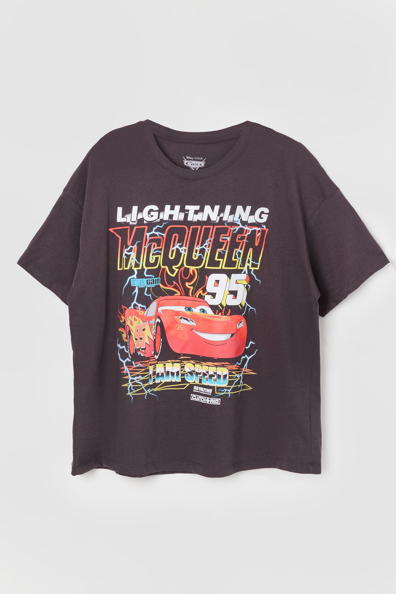 T-shirt de coupe garçonne à imprimé Lightning McQueen