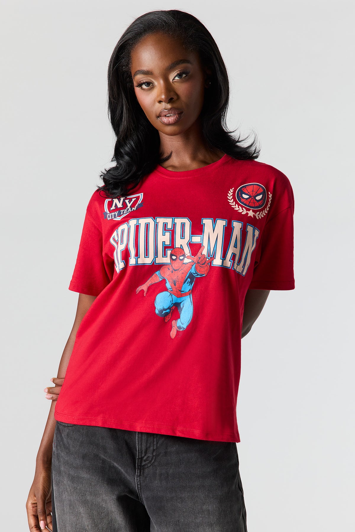 T-shirt à imprimé Spider-Man