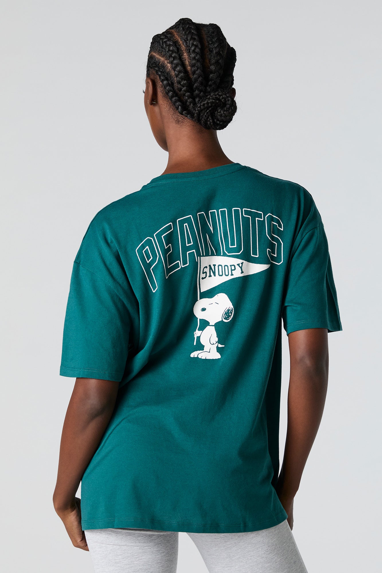 T-shirt de coupe garçonne à imprimé Peanuts Athletic Dept