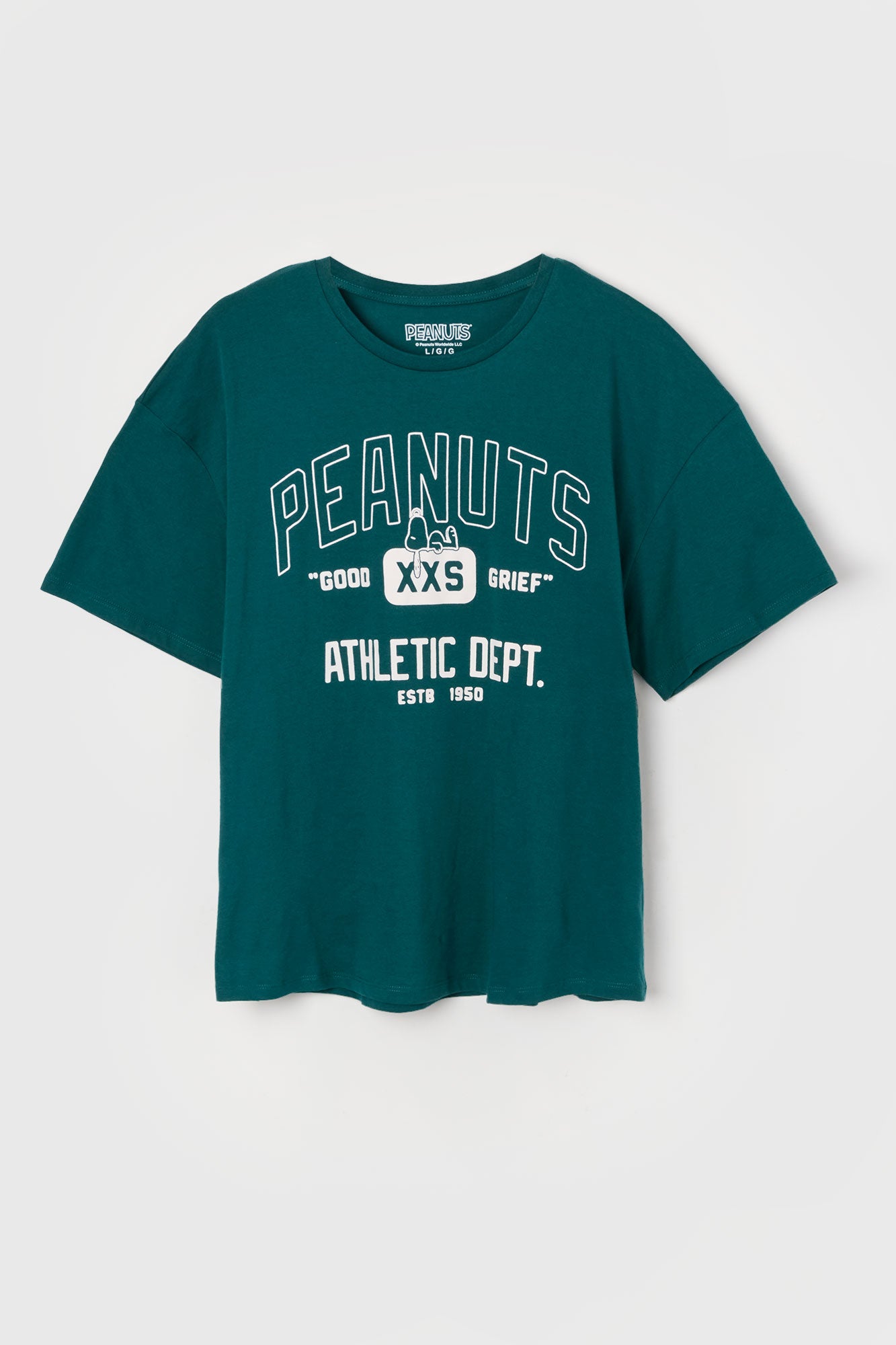 T-shirt de coupe garçonne à imprimé Peanuts Athletic Dept