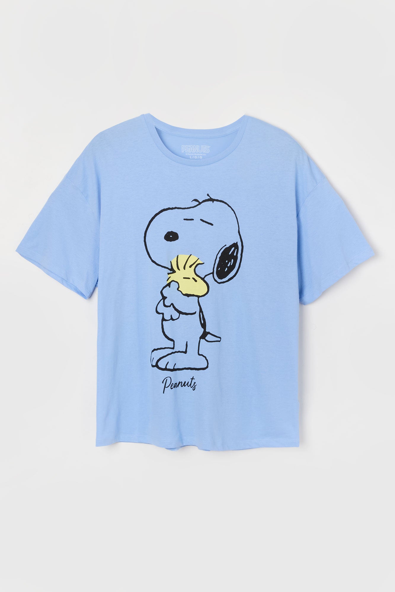 T-shirt de coupe garçonne à imprimé Peanuts