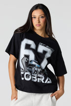 Luxe Heavy Cotton Shelby Cobra Graphic T-Shirt