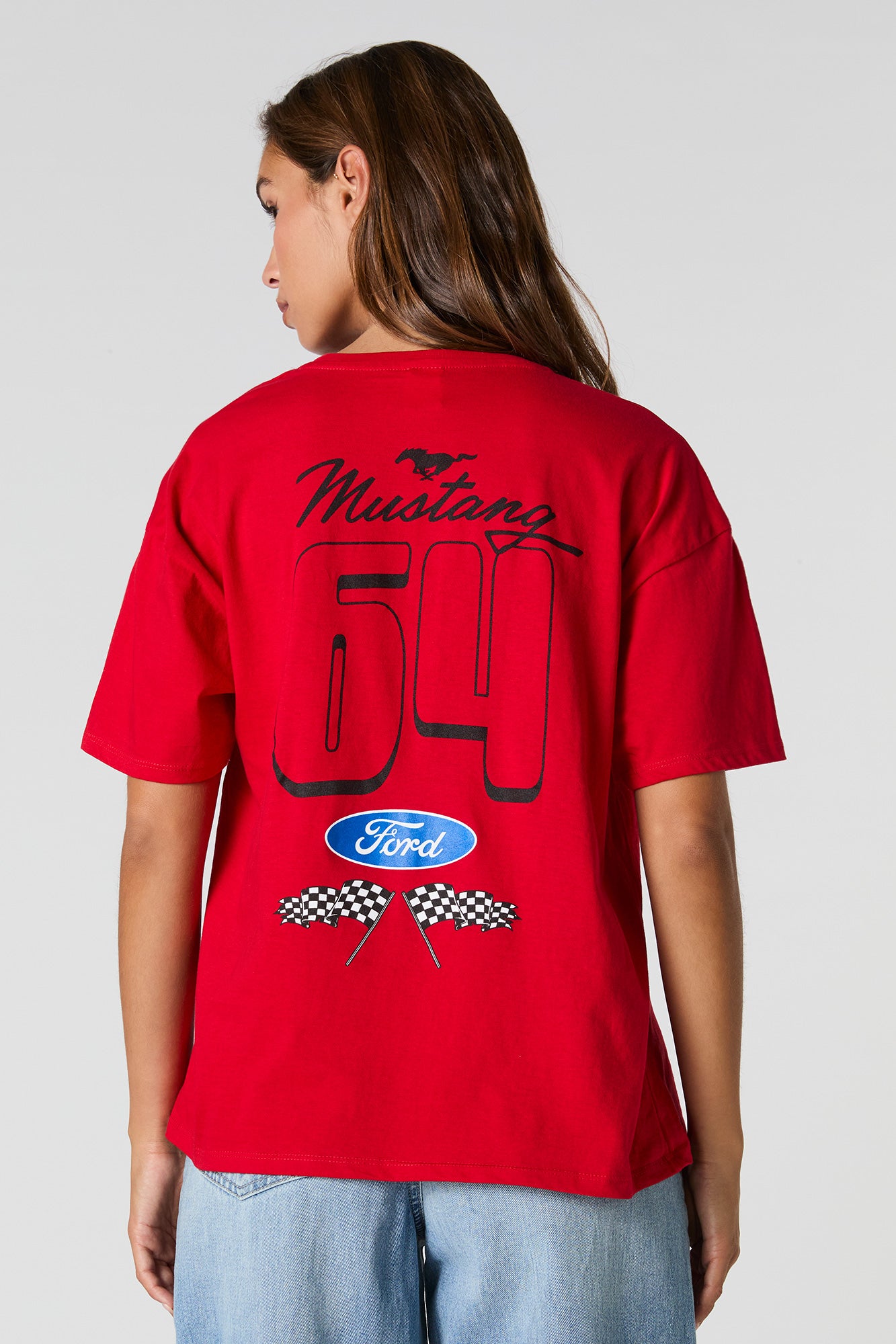 Ford Mustang Graphic Boyfriend T-Shirt