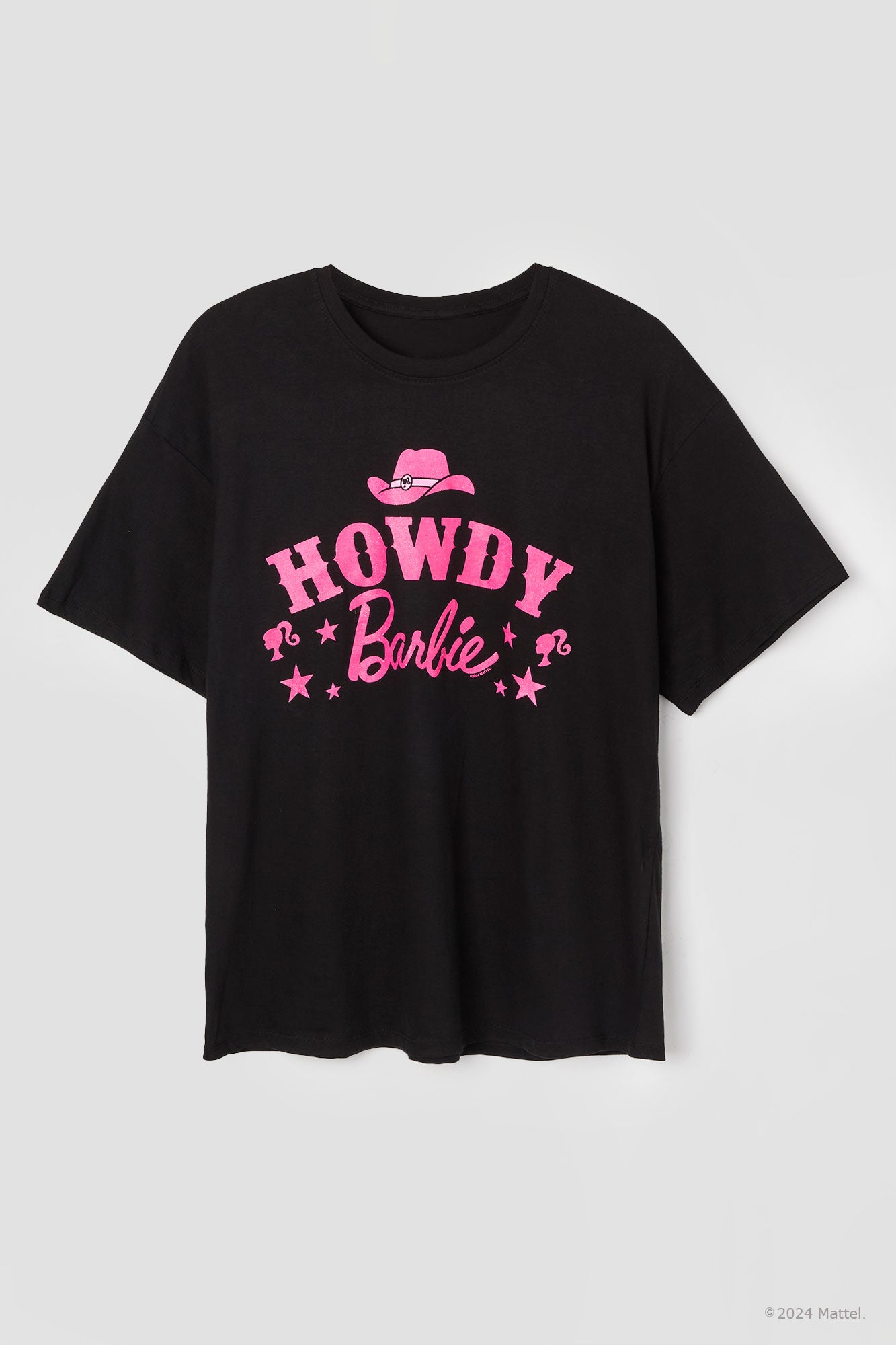 T-shirt de coupe garçonne à imprimé Barbie™ Howdy