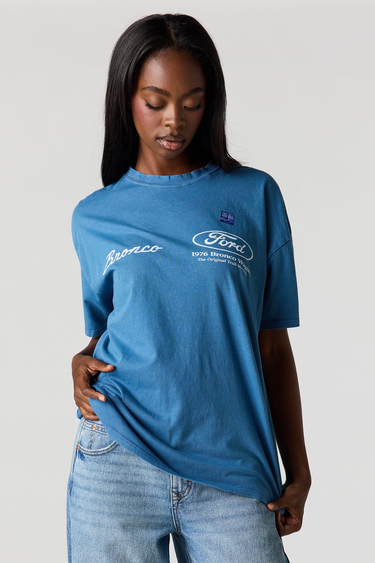 Vue alternative 2. T-shirt de coupe garçonne à imprimé Ford