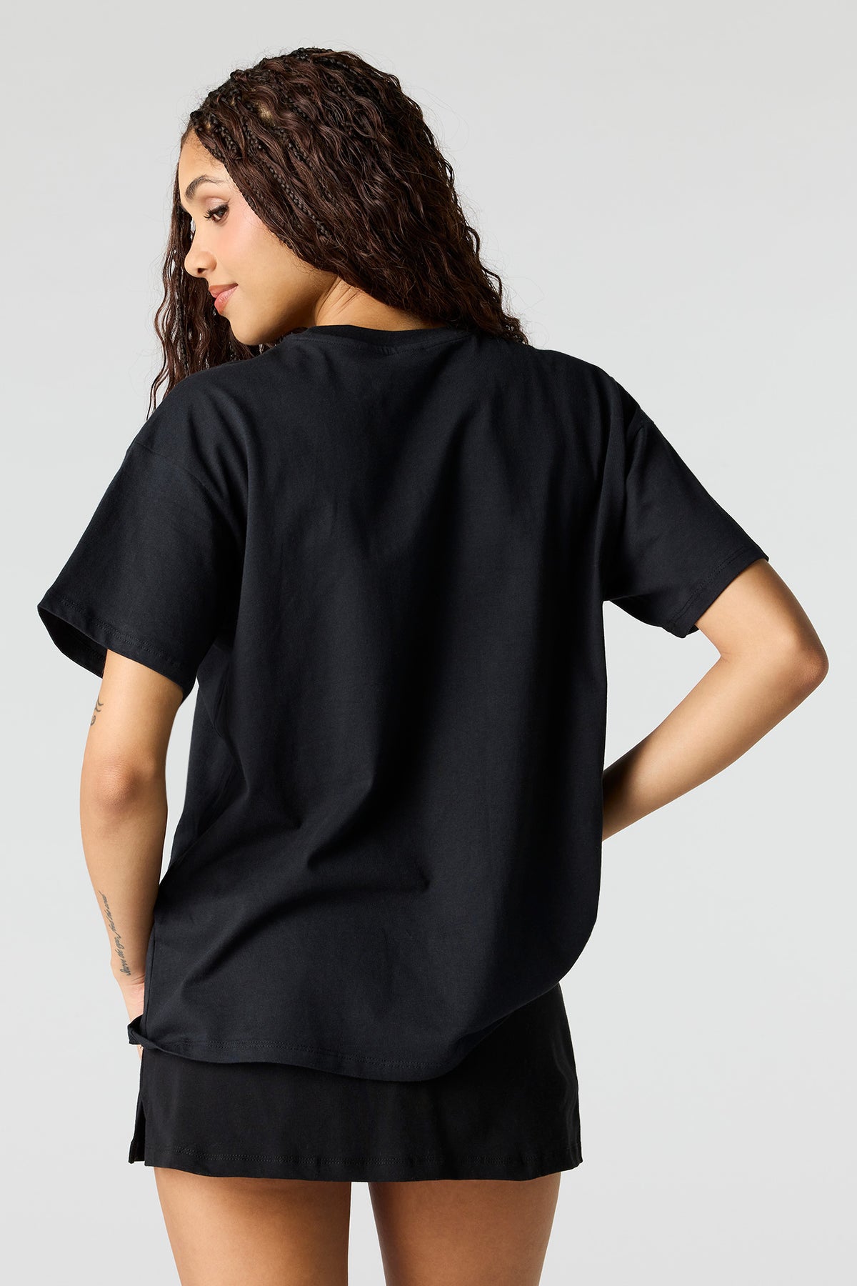 Alt View 2. Diet Graphic Boyfriend T-Shirt - Black