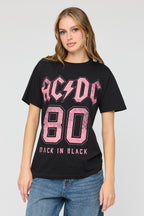 AC/DC Graphic Boyfriend T-Shirt