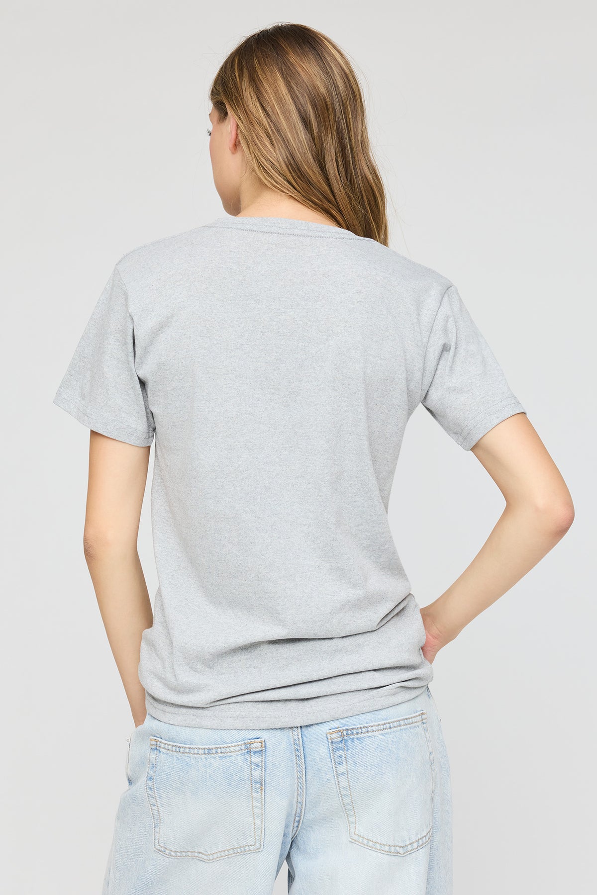 Alt View 2. Morgan Wallen Graphic Boyfriend T-Shirt - Grey Blue