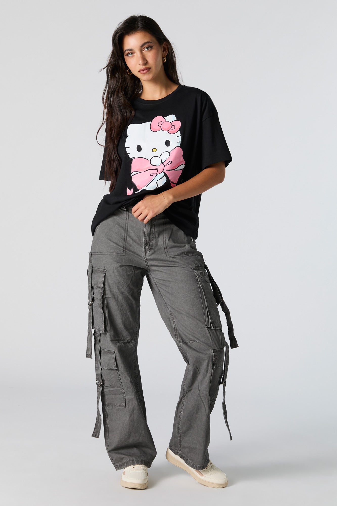 Hello Kitty Graphic Boyfriend T-Shirt