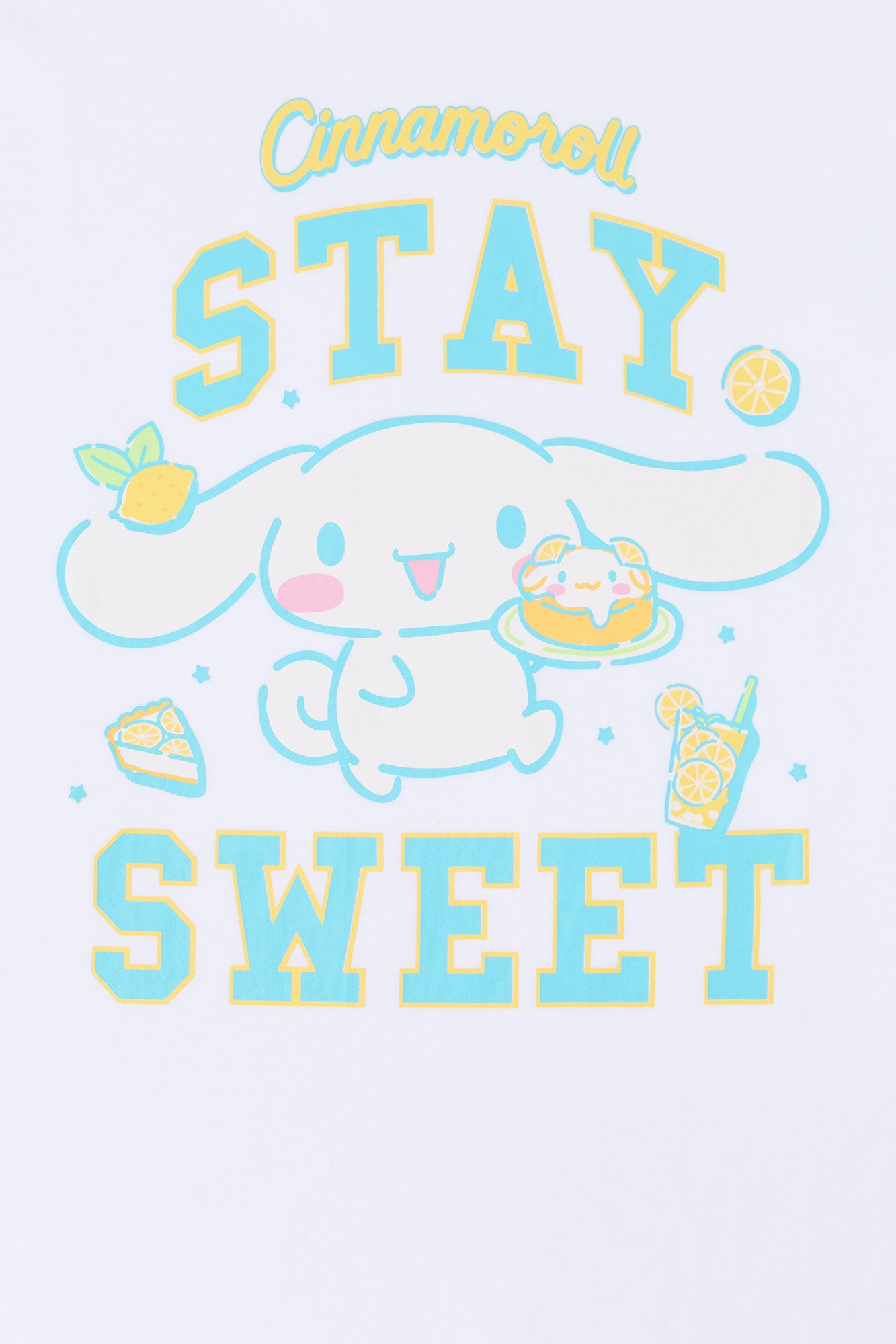 Cinnamoroll Stay Sweet Graphic Boyfriend T-Shirt