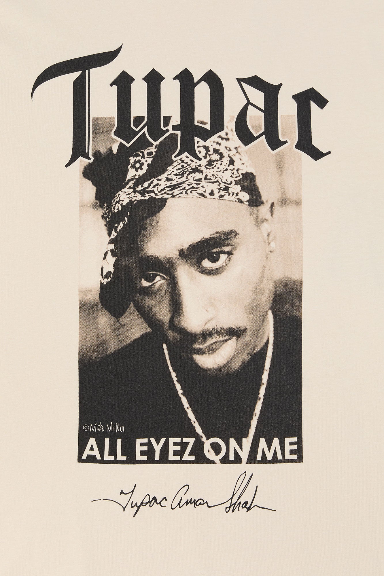 T-shirt de coupe garÃ§onne Ã  imprimÃ© Tupac