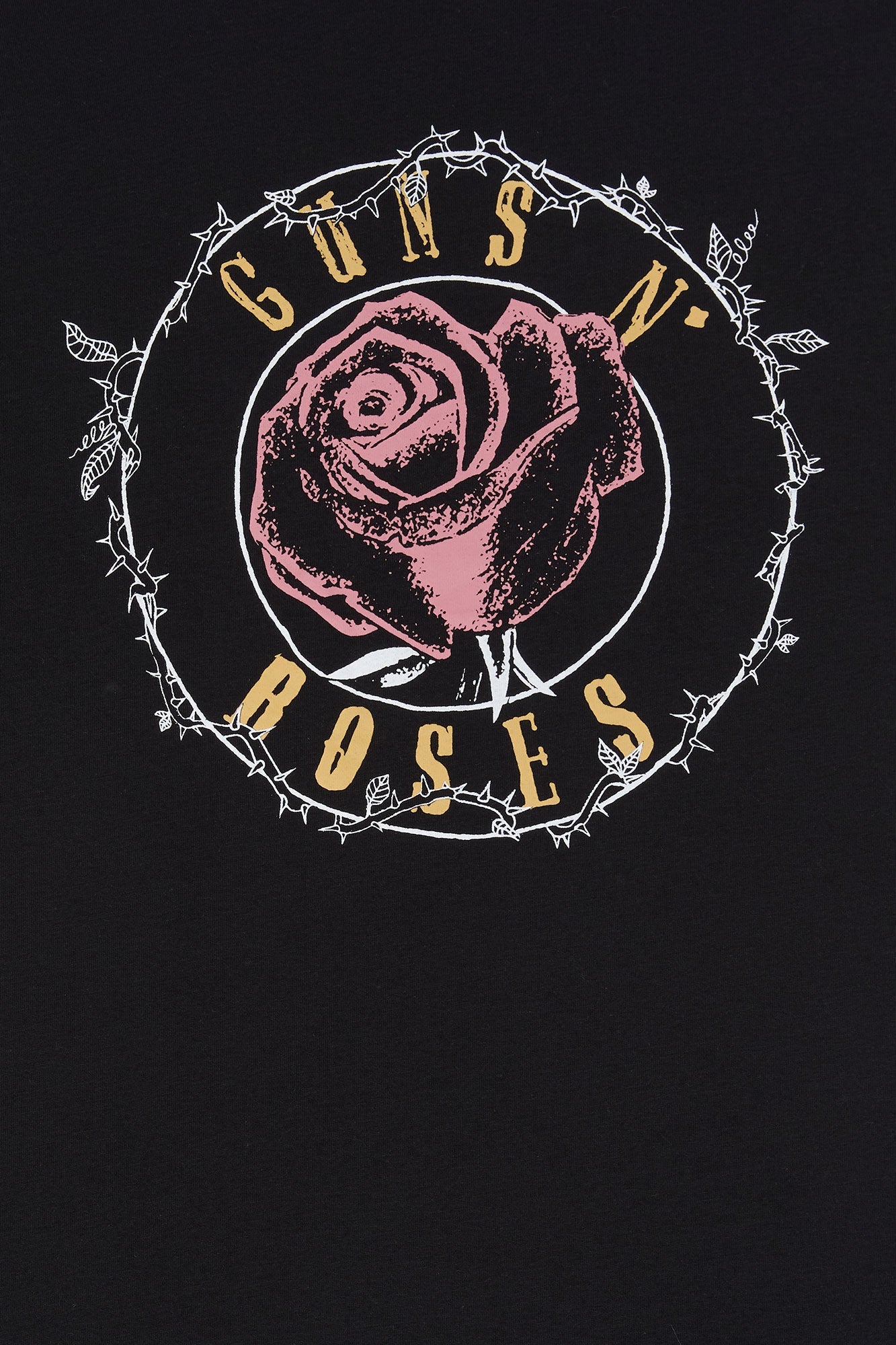 T-shirt de coupe garçonne à imprimé Guns n Roses