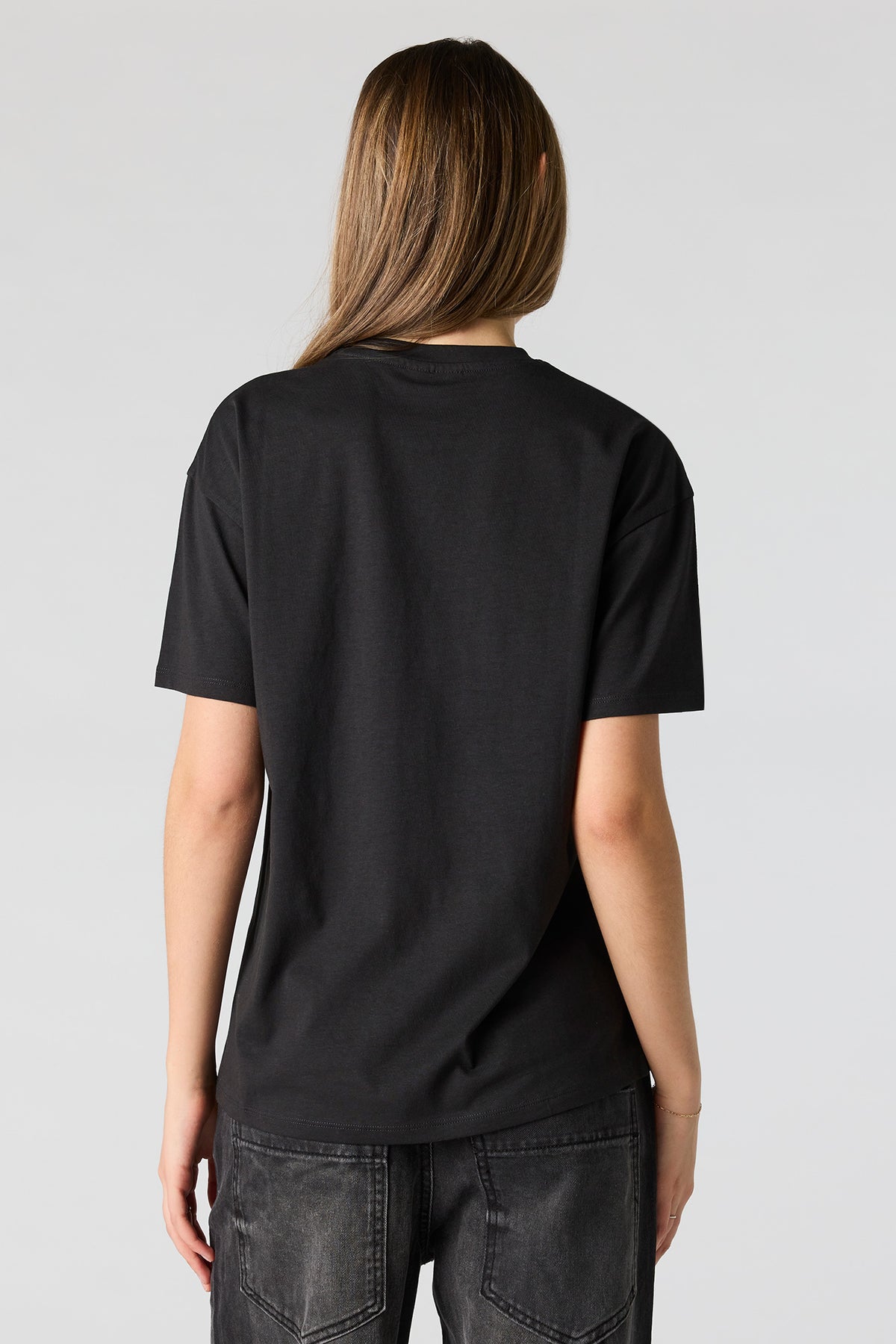Alt View 2. Post Malone Graphic Boyfriend T-Shirt - Charcoal