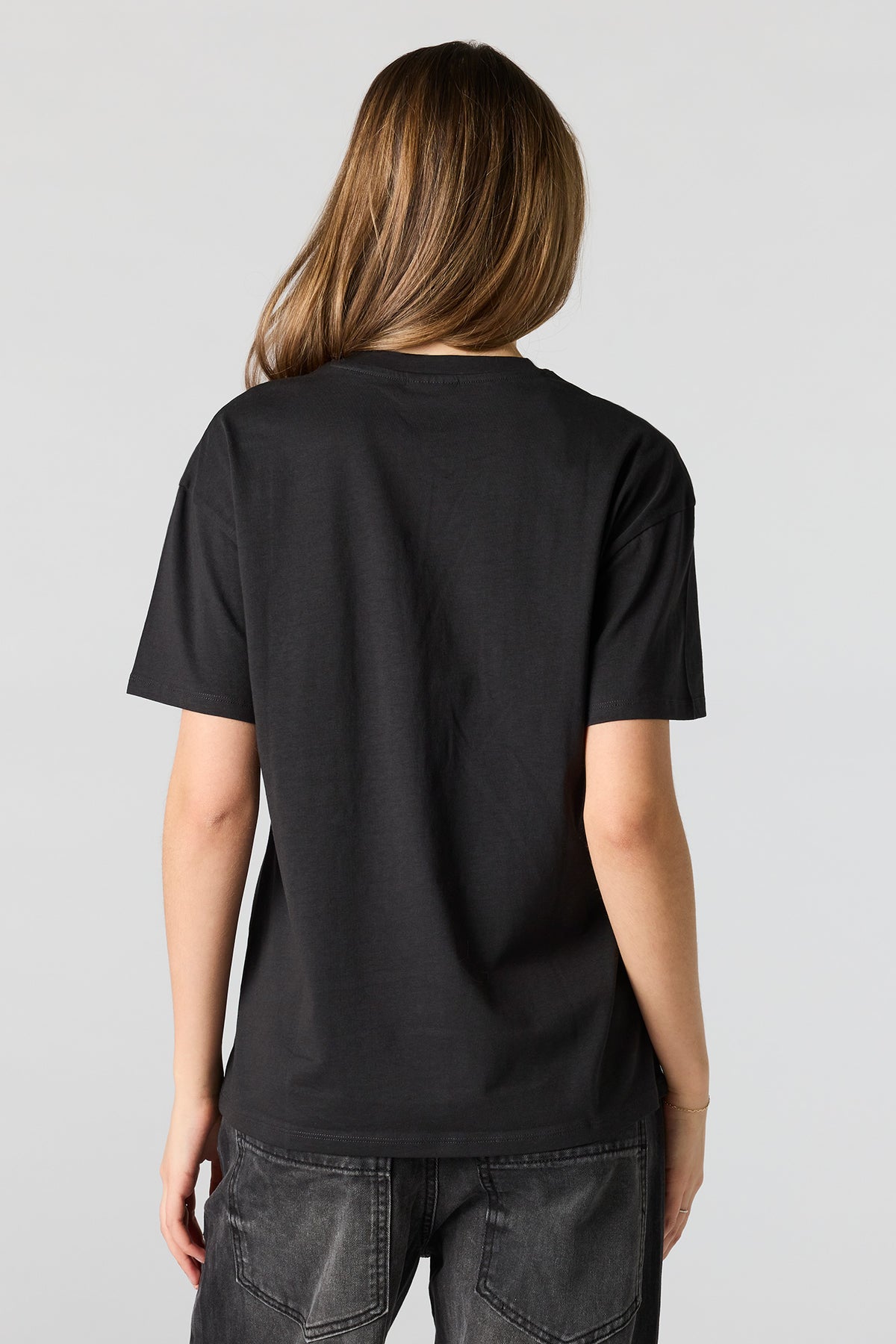 Alt View 2. Blink-182 Graphic Boyfriend T-Shirt - Dark Grey