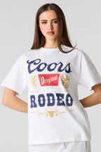 T-shirt de coupe garçonne à imprimé Coors Original
