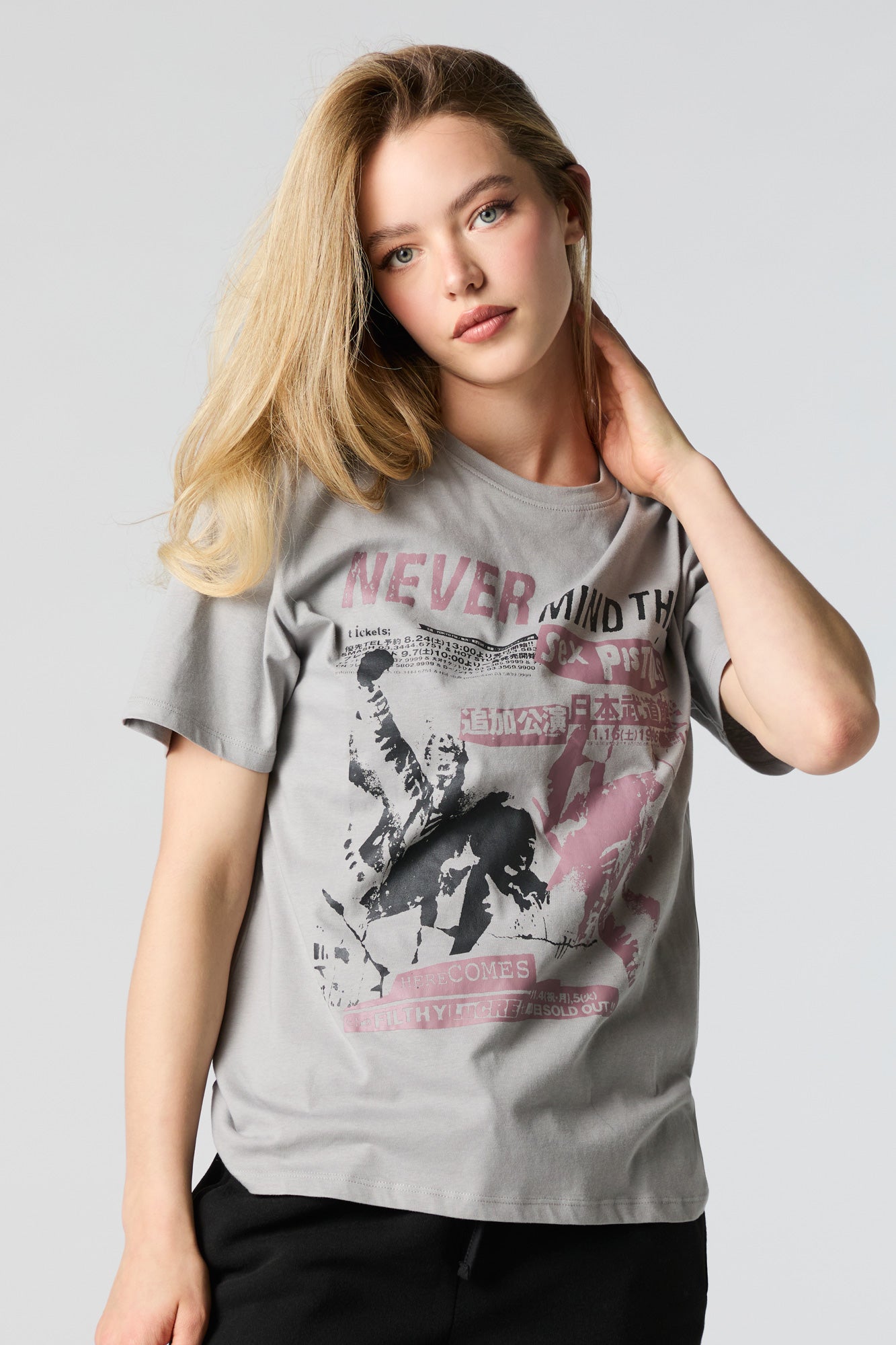 Sex Pistols Graphic Boyfriend T-Shirt