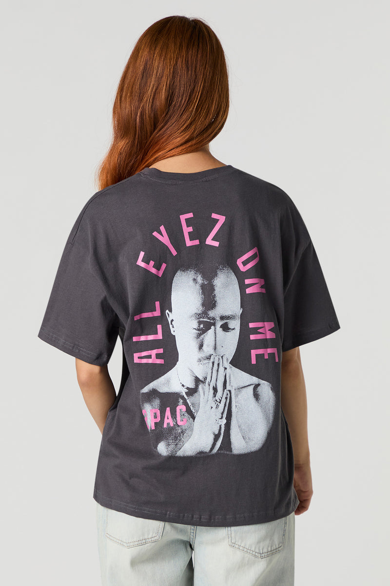 Tupac Graphic Boyfriend T-Shirt